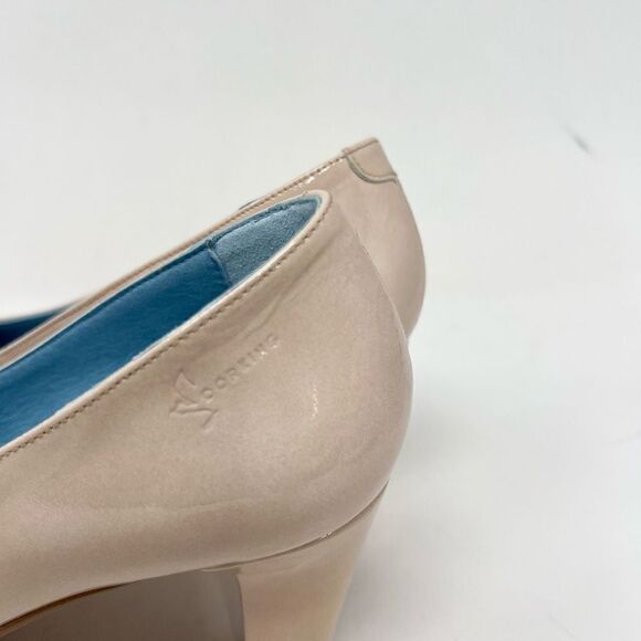 DorKing by Fluchos Heels Platform Shoes Womens 39 Beige Nude Open Toe - Picture 4 of 11